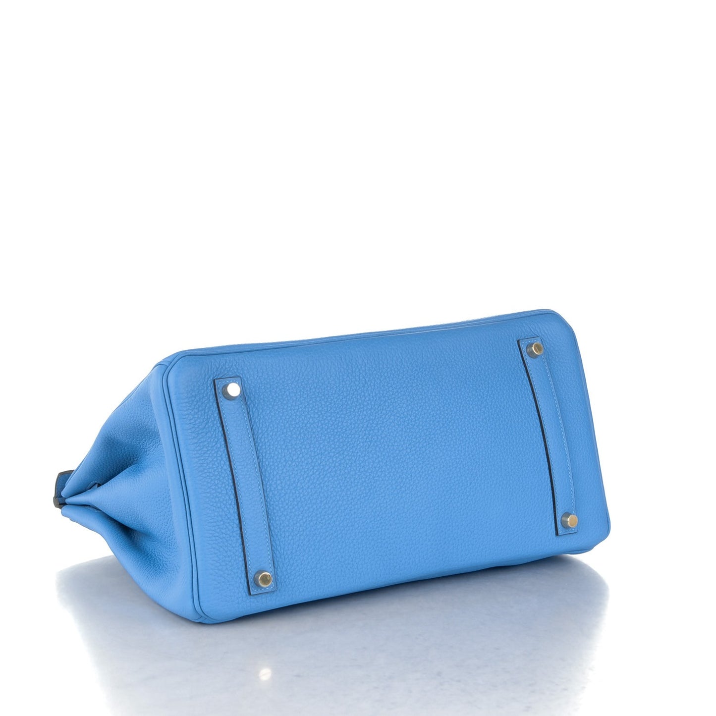 Taurillon Clemence Birkin 35 Bleu Paradis