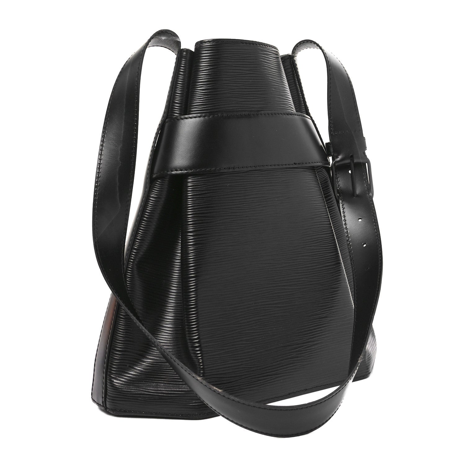 Louis Vuitton Epi Sac D'epaule Black 3 of 9
