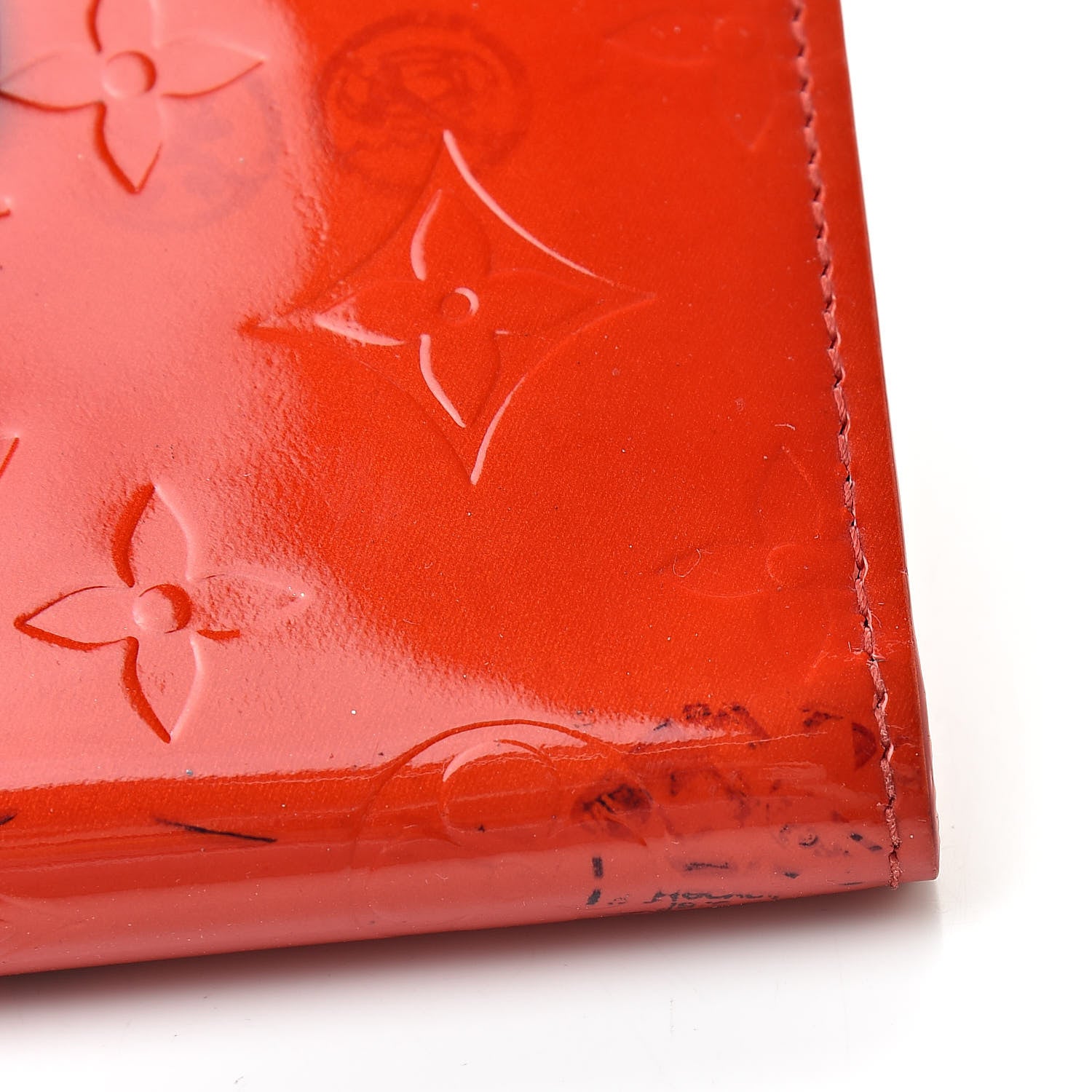 Louis Vuitton Vernis French Purse Wallet Pomme D'Amour 11 of 14