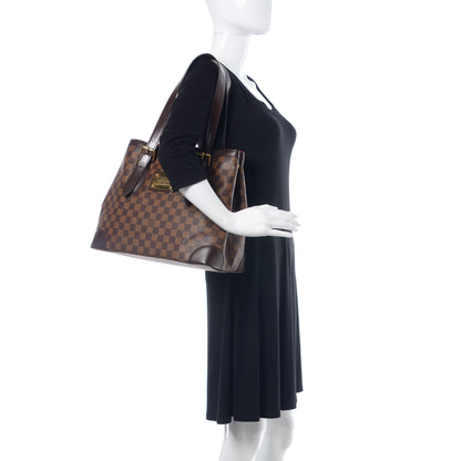 Louis Vuitton Damier Ebene Hampstead MM 2 of 8
