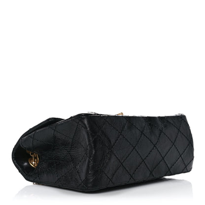 Chanel Aged Calfskin Quilted 2.55 Reissue Mini Flap Black 4 of 11