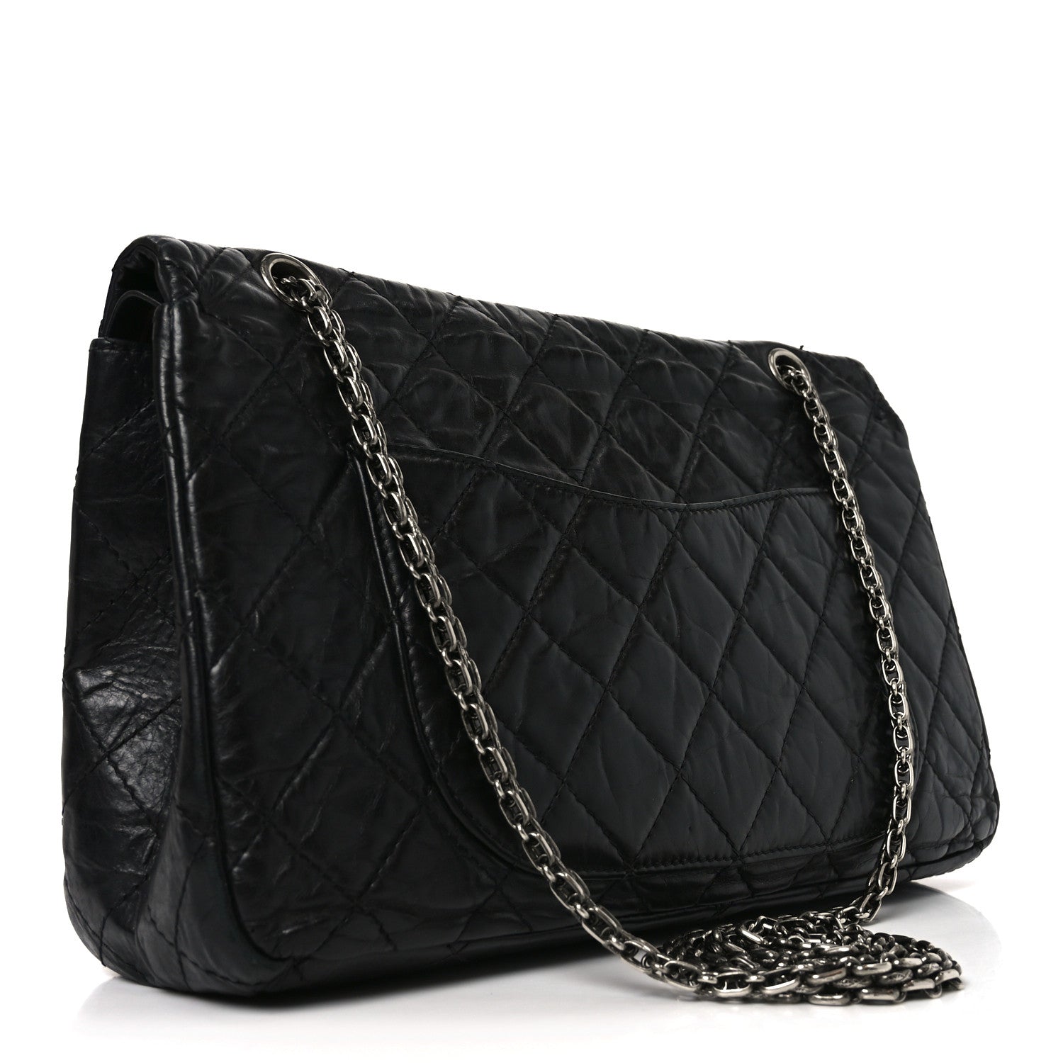 Chanel Aged Calfskin Quilted 2.55 Reissue 226 Flap Black 3 of 11