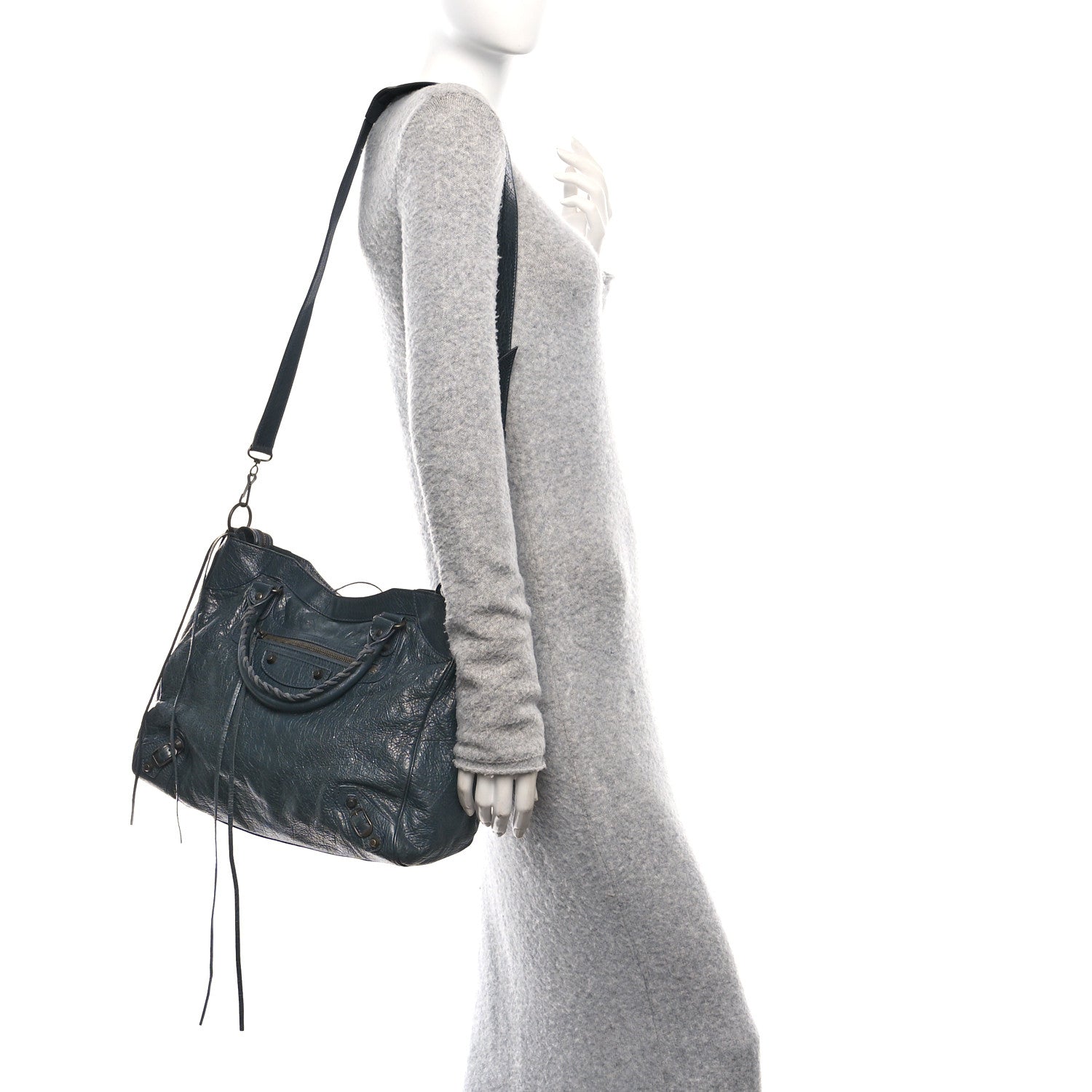 Balenciaga Agneau Classic Hardware Velo Anthracite 2 of 12
