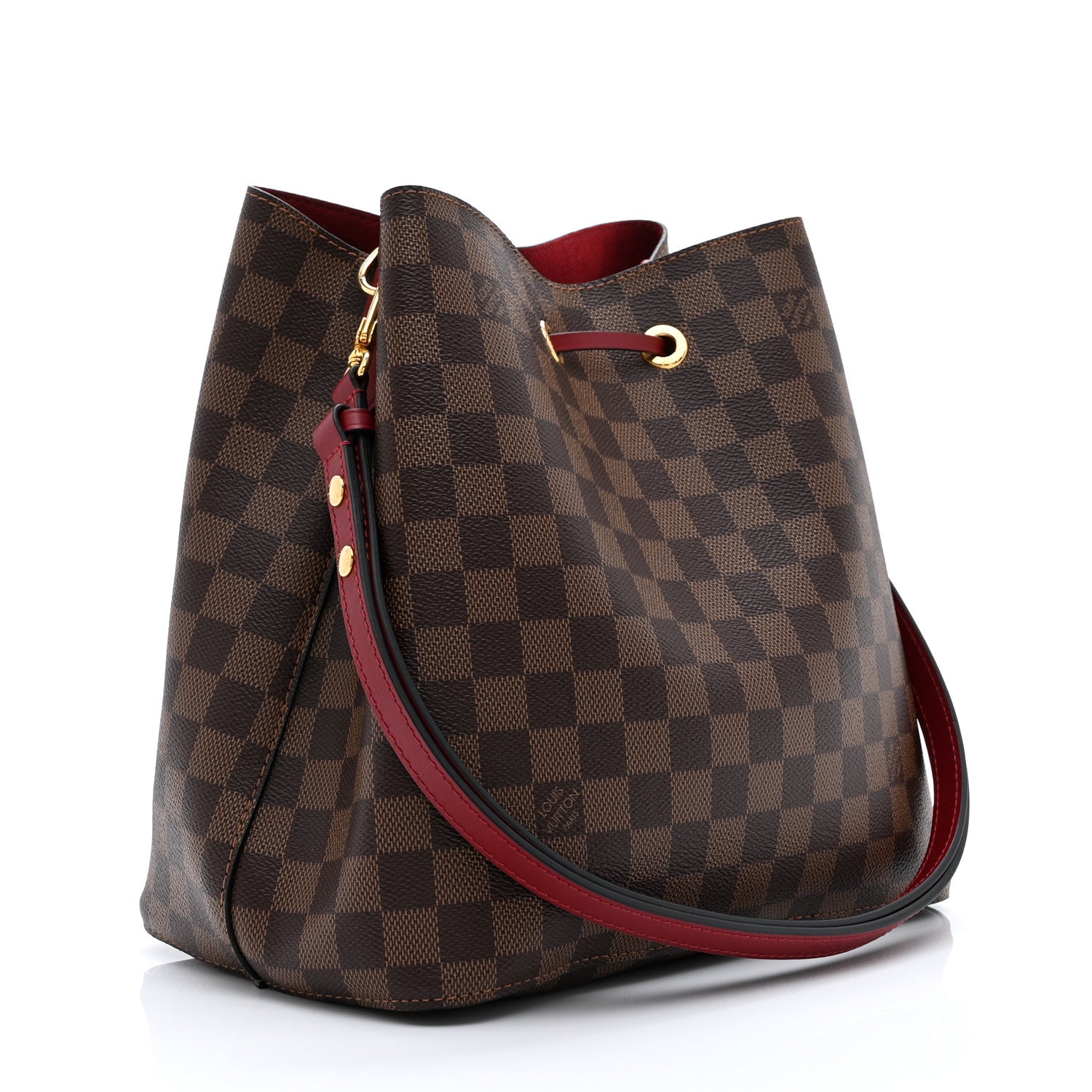 Louis Vuitton Damier Ebene Neonoe MM Cherry Berry 3 of 10