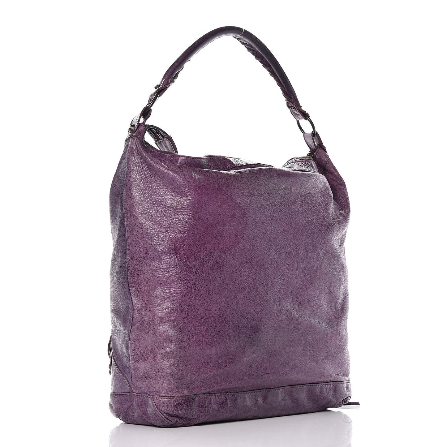 Agneau Classic Hardware Day Hobo Raisin