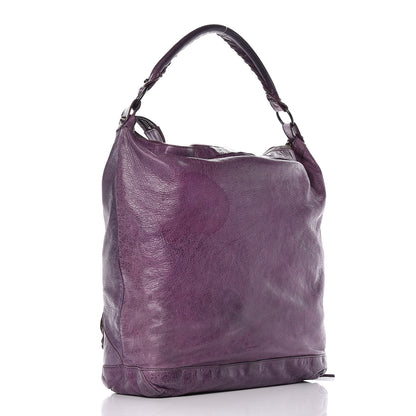 Balenciaga Agneau Classic Hardware Day Hobo Raisin 3 of 25