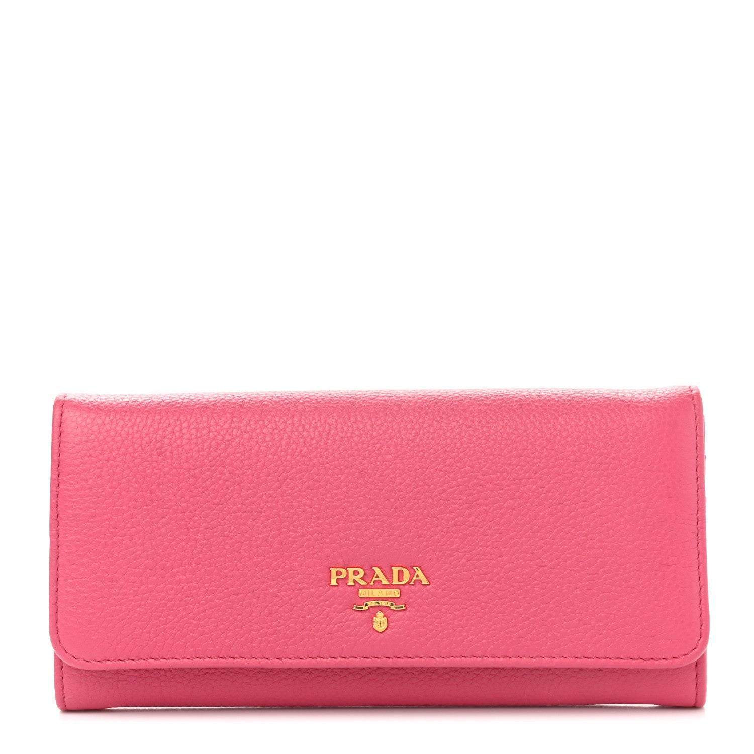 Prada Vitello Phenix Continental Flap Wallet Peonia 3 of 9