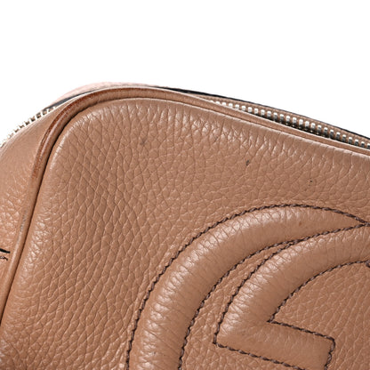 Gucci Pebbled Calfskin Small Soho Disco Bag Camelia 15 of 16