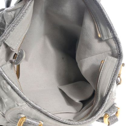 Louis Vuitton Denim Neo Cabby MM Grey 5 of 7