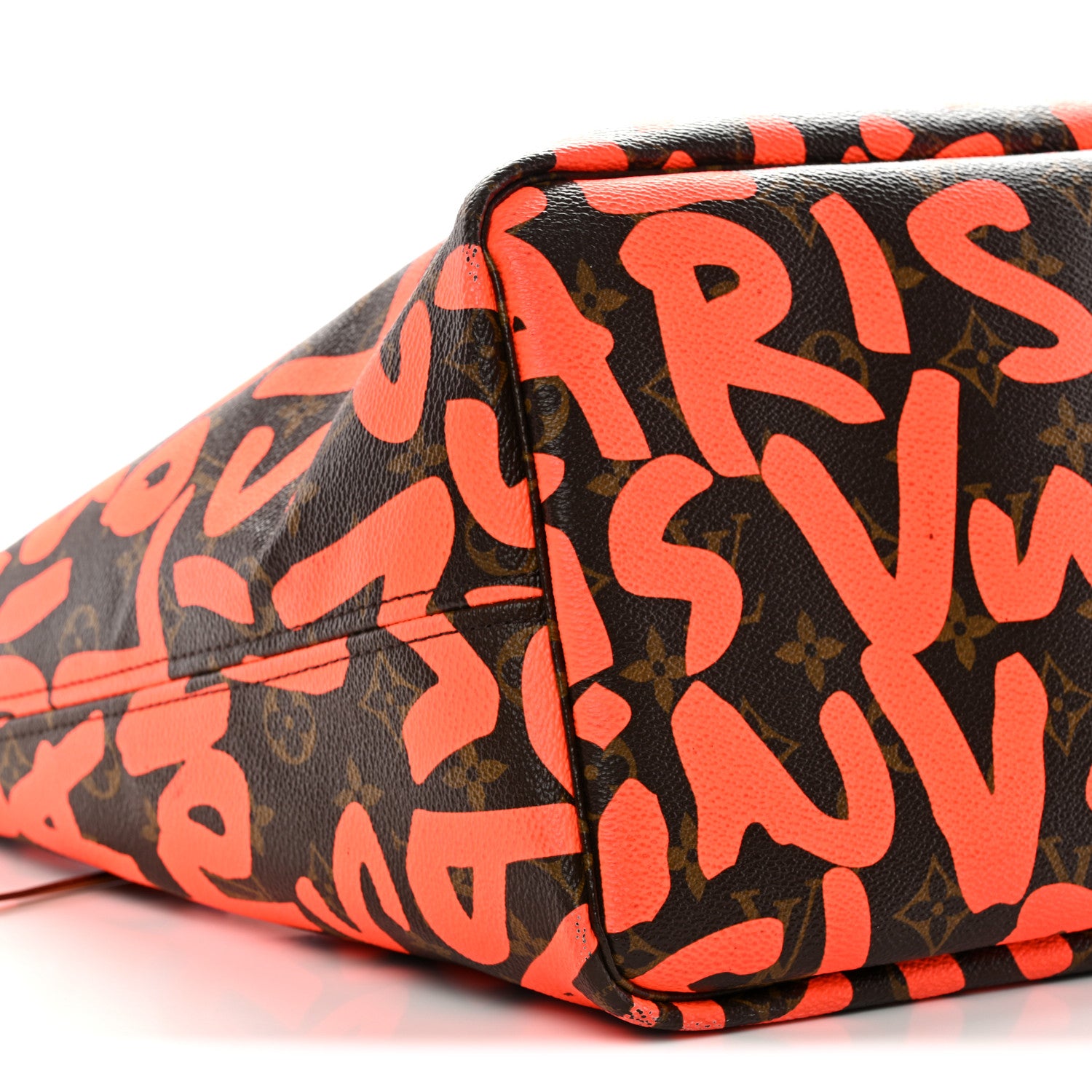 Louis Vuitton Monogram Graffiti Neverfull GM Orange 9 of 12