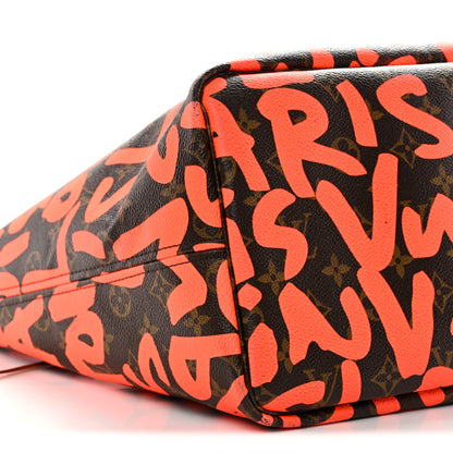 Louis Vuitton Monogram Graffiti Neverfull GM Orange 9 of 12