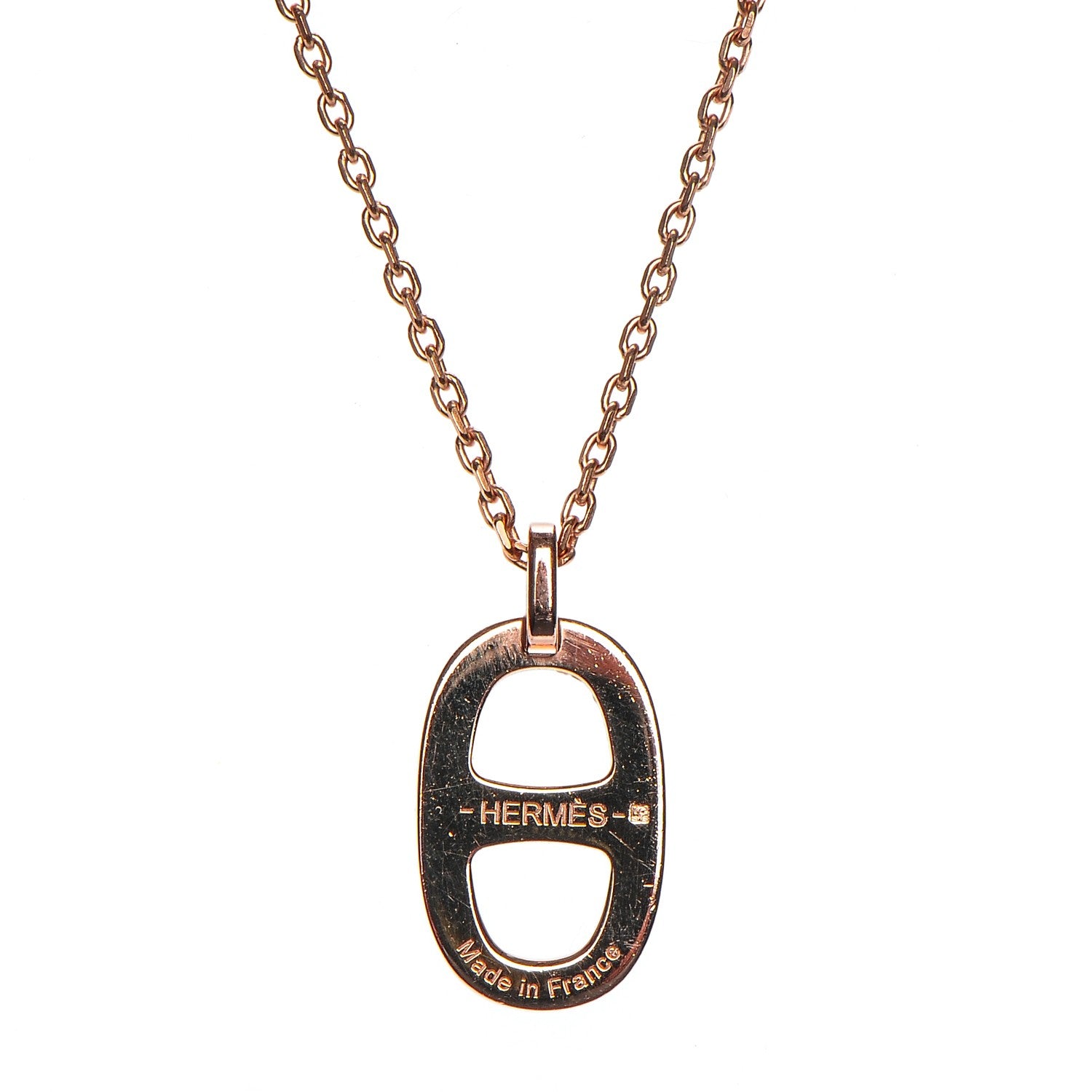 Hermes Laquered Iliade Pendant Necklace 5 of 6