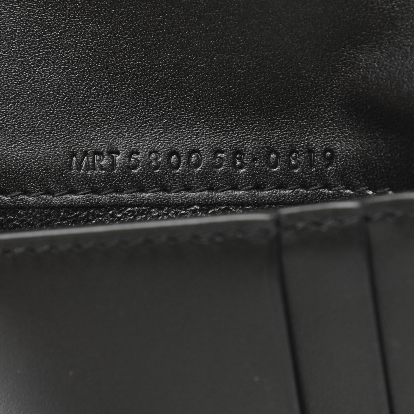Calfskin Monogram Bi-Fold Zipped Wallet Black