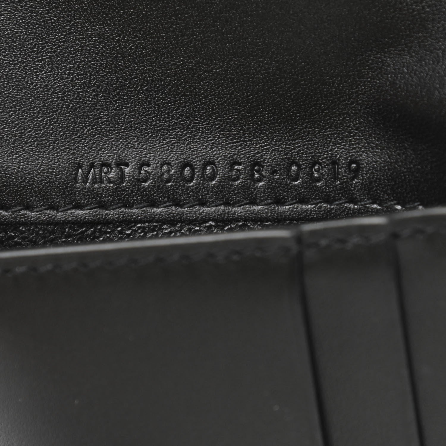 Saint Laurent Calfskin Monogram Bi-Fold Zipped Wallet Black 7 of 8