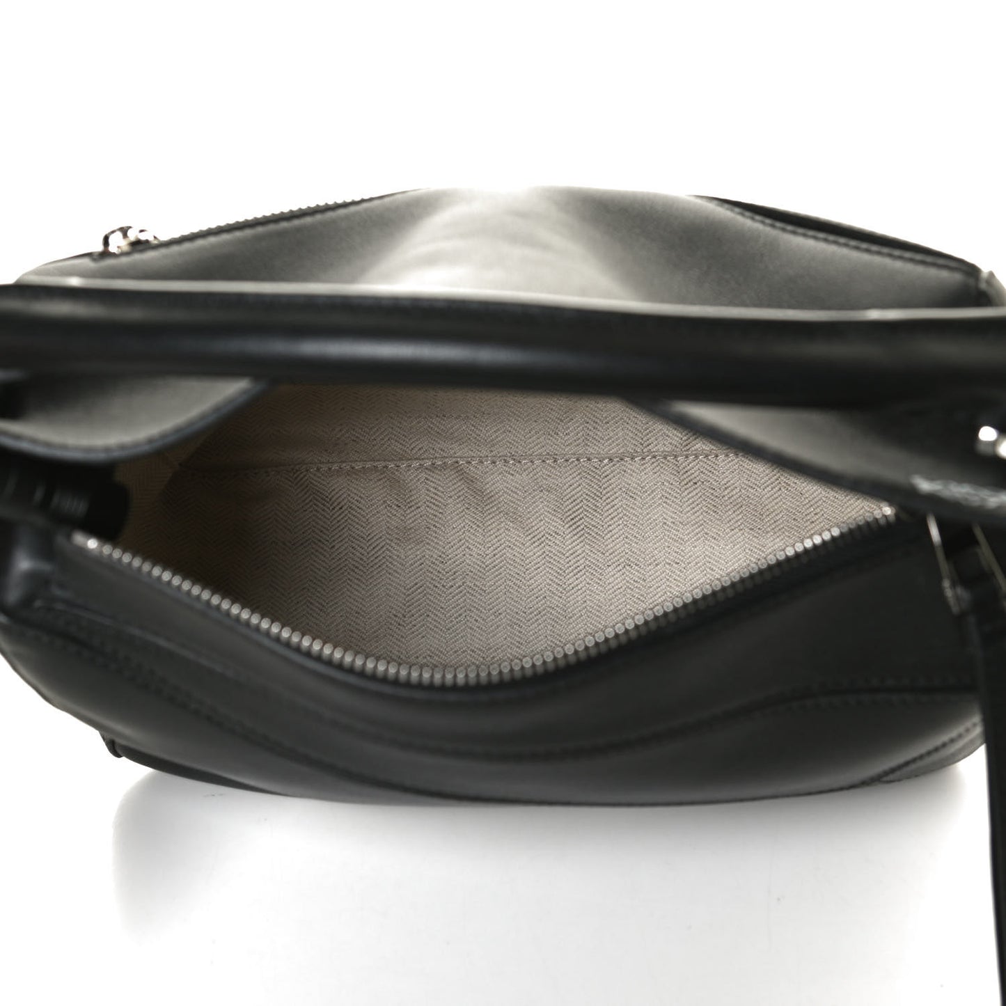 Calfskin Small Puzzle Bag Black