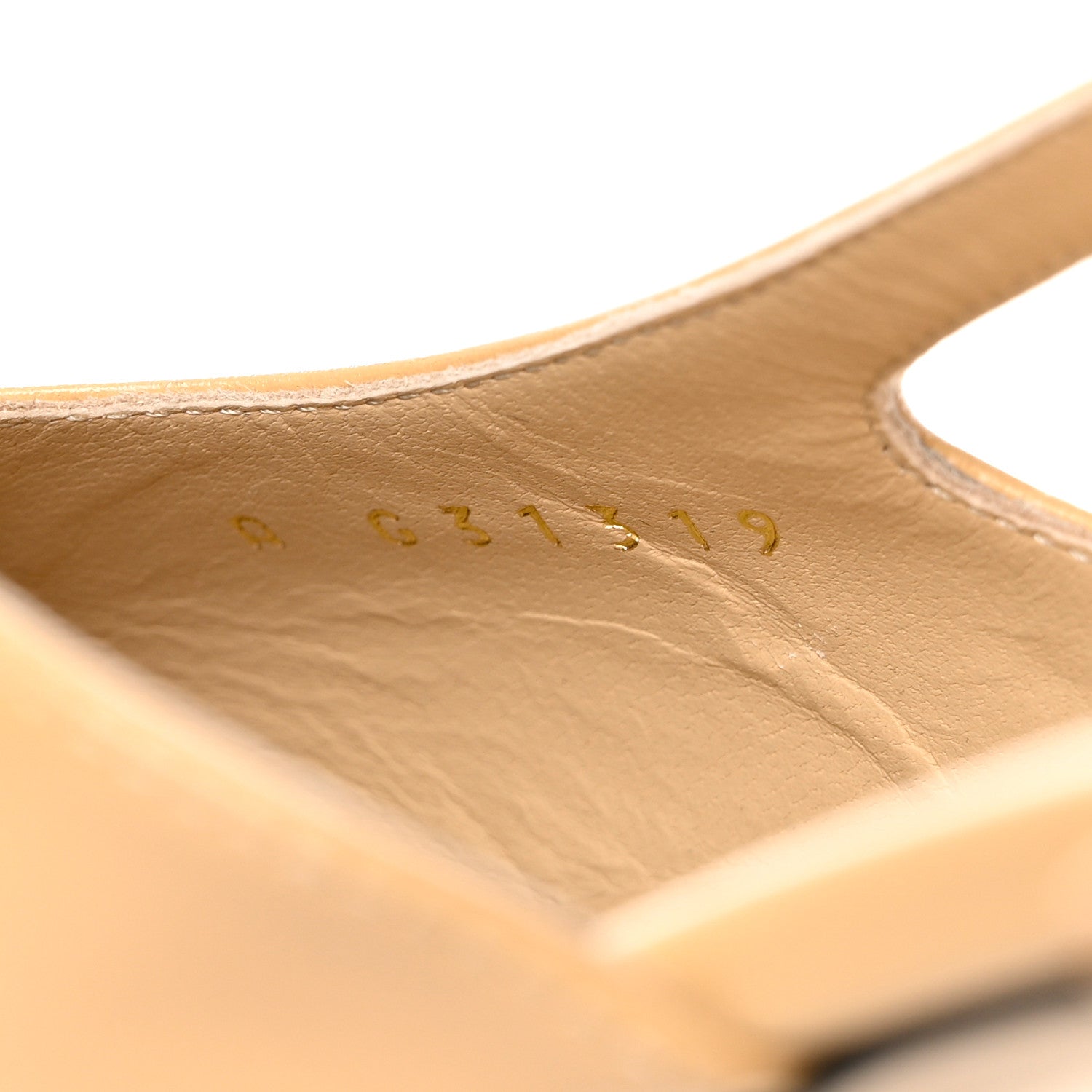 Chanel Lambskin Grosgrain Cap Toe CC Slingback Sandals 40 Beige Black 6 of 10