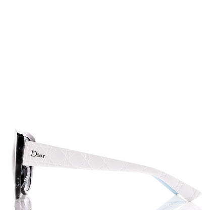 Christian Dior Resin Cannage Dior Lady 1R Sunglasses Havana White Blue 3 of 9