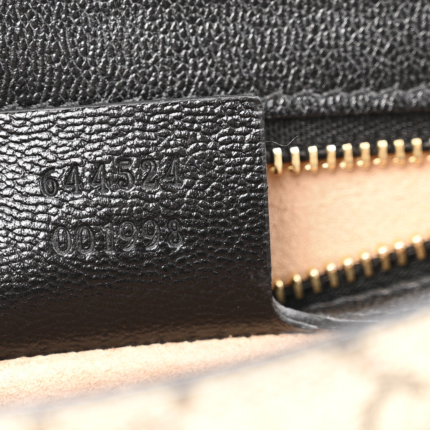 Gucci GG Supreme Monogram Calfskin Small Padlock Messenger Shoulder Bag Beige Black Cuir 7 of 13