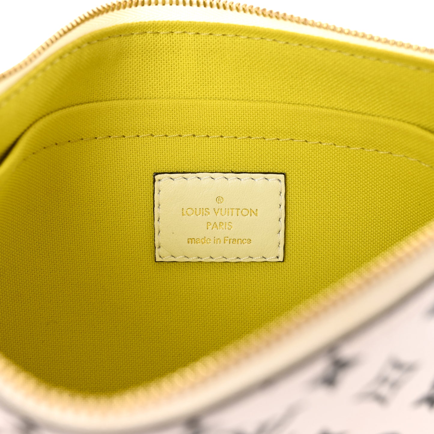 Monogram Giant Neverfull MM GM Pochette White
