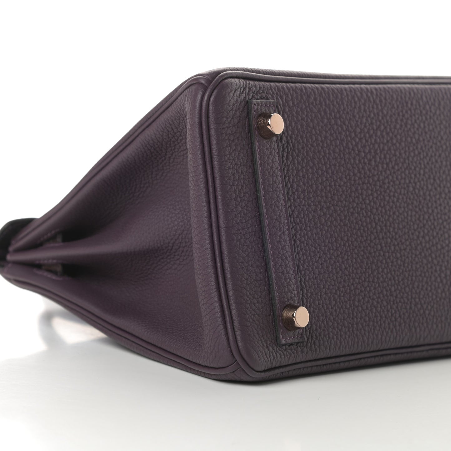 Togo Matte Alligator Birkin Touch 25 Raisin