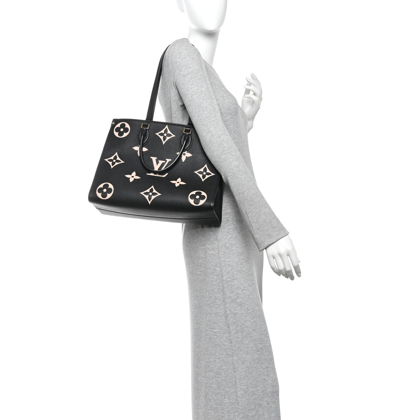 Empreinte Monogram Giant Onthego MM Black Beige