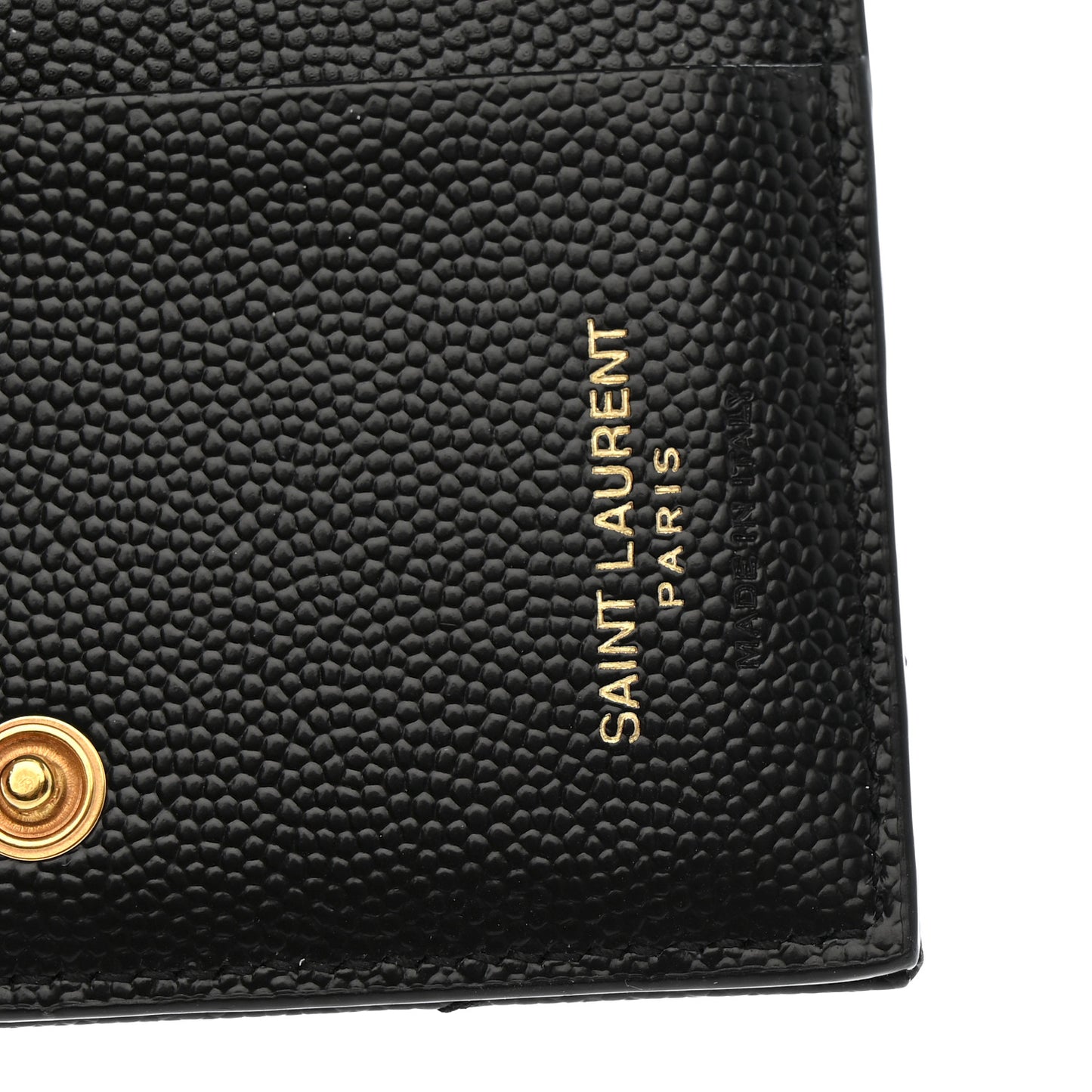 Grain De Poudre Matelasse Chevron Monogram Zipped Card Case Black