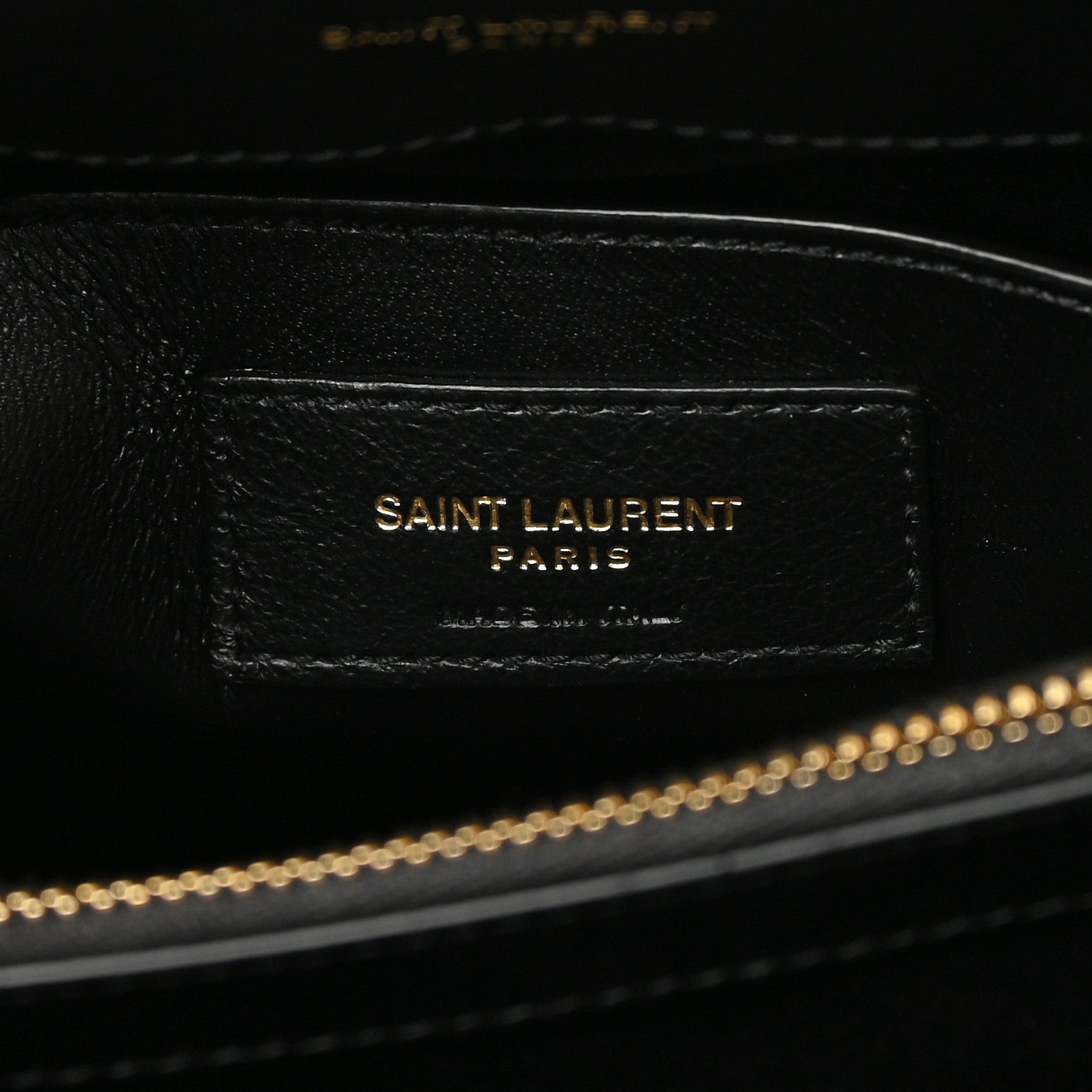 Saint Laurent Calfskin Y Quilted Monogram Small Loulou Chain Satchel Black 6 of 11