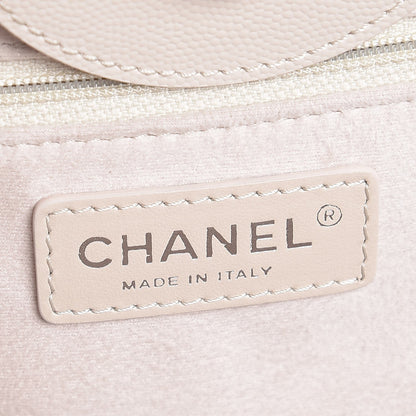 Chanel Caviar Extra Large Studded Deauville Tote Ivory 6 of 7