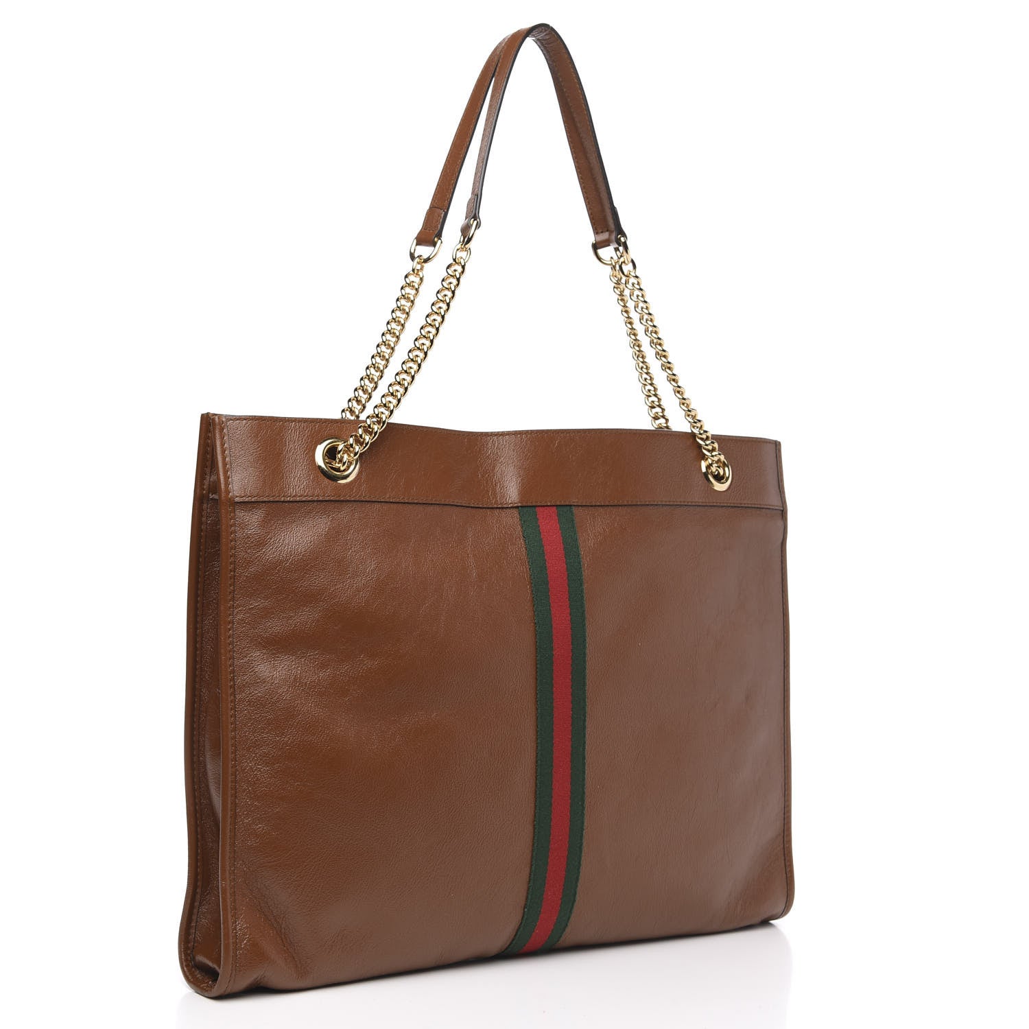 Gucci Calfskin Large Rajah Chain Tote Cuir 3 of 10