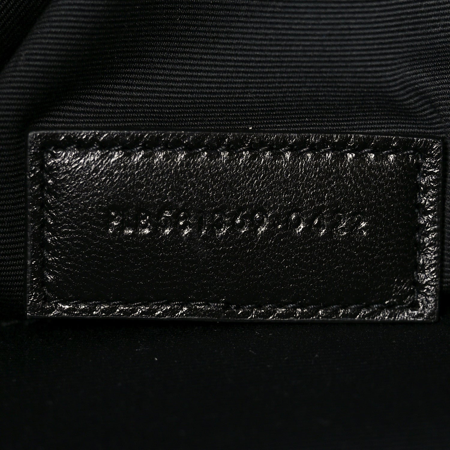 Saint Laurent Linen Canvas Rive Gauche Zipped Pouch Black 7 of 10