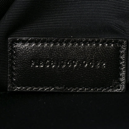 Saint Laurent Linen Canvas Rive Gauche Zipped Pouch Black 7 of 10