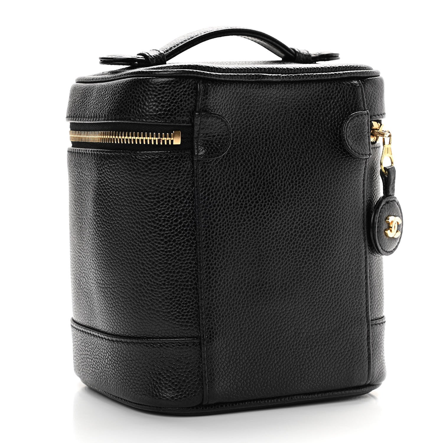 Chanel Caviar Vanity Cosmetic Case Black 3 of 10