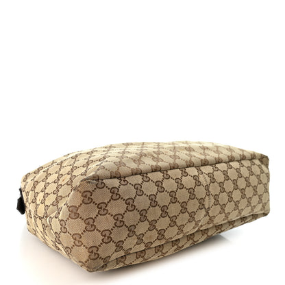 Gucci Monogram Medium Horsebit Chain Hobo Dark Brown 3 of 11