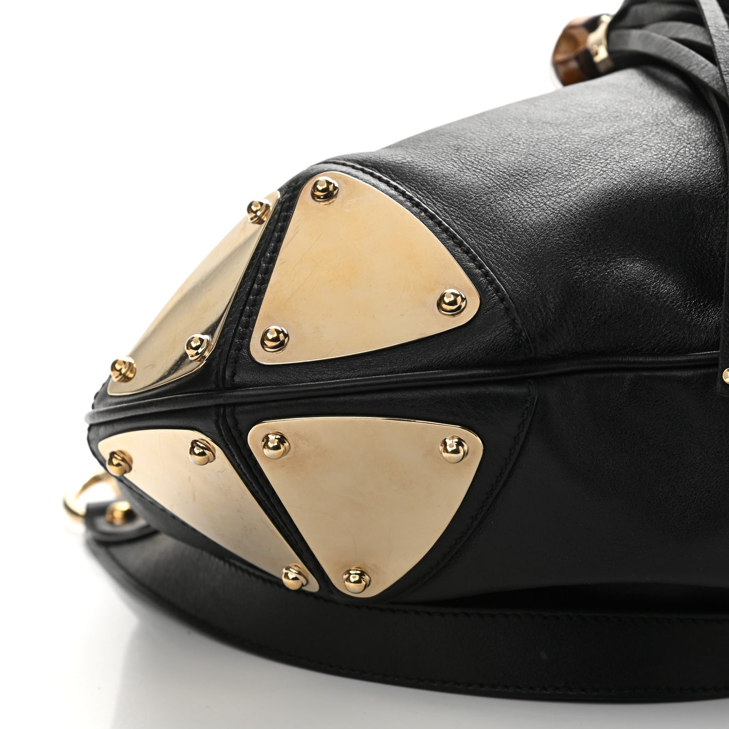Calfskin Large Indy Top Handle Hobo Black