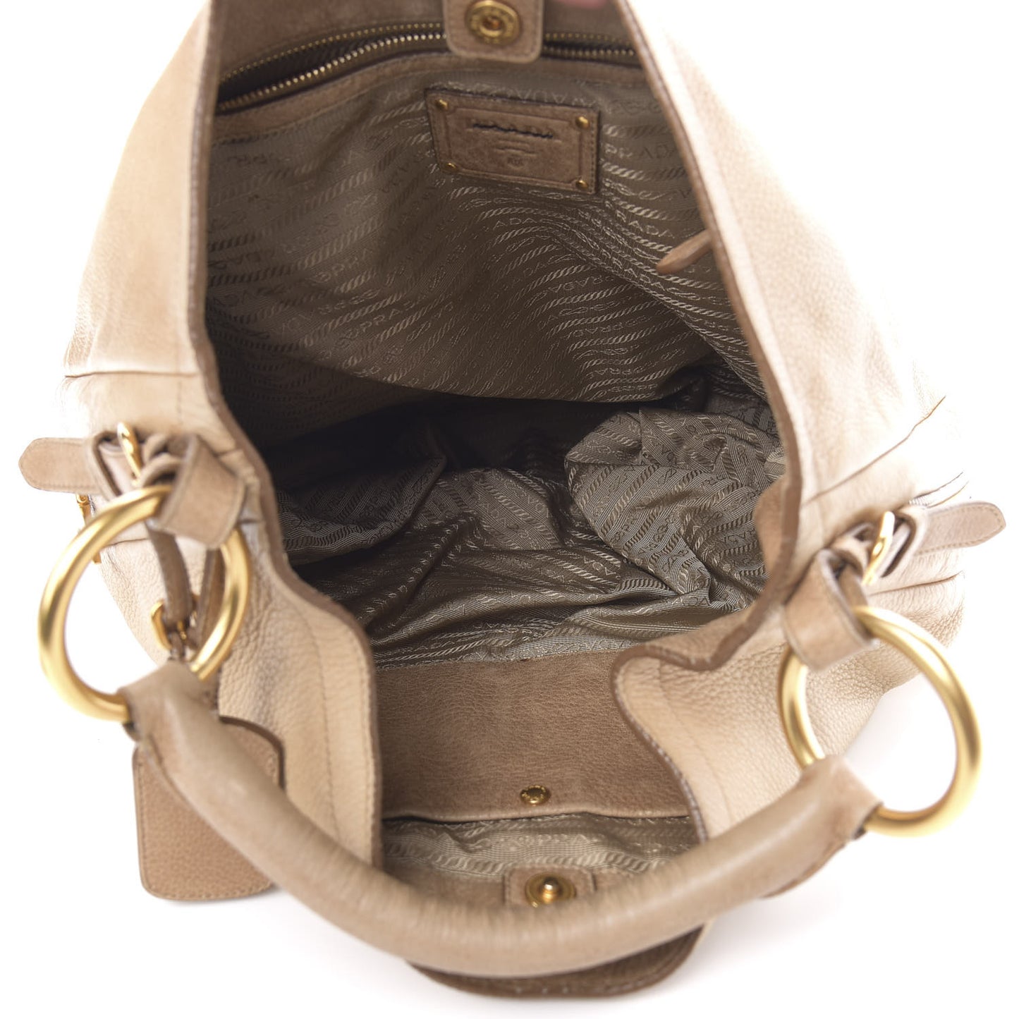 Vitello Daino Hobo Sabbia