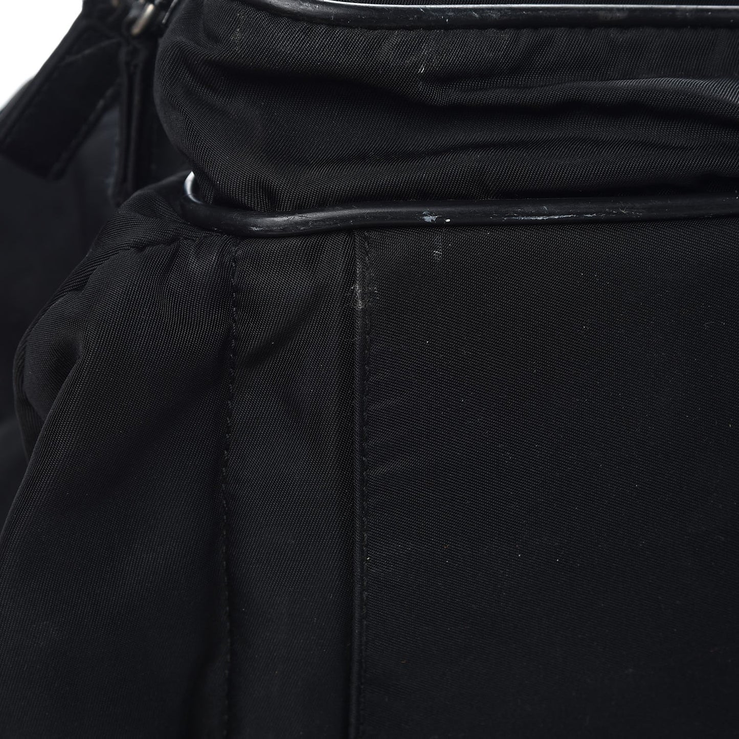 Tessuto Nylon Vela Diaper Bag Black