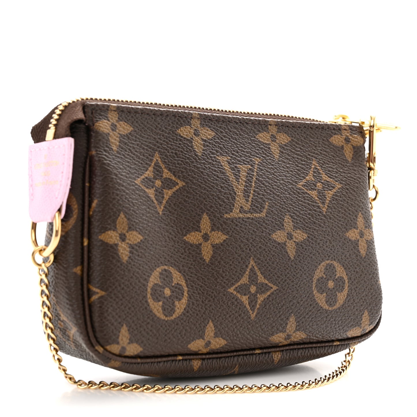 Monogram 2021 Christmas Animation Japanese Garden Mini Pochette Accessories Wisteria Pink