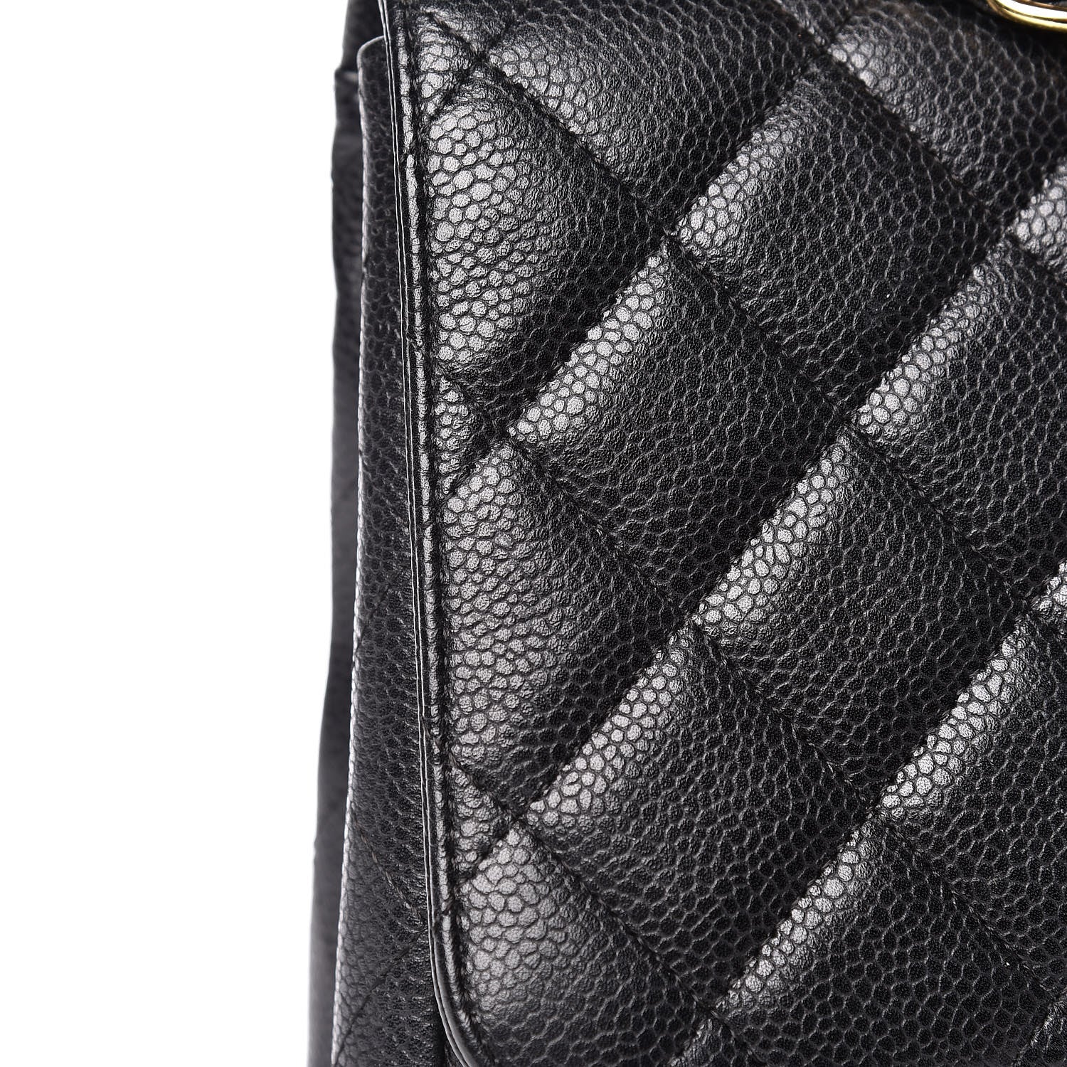 Chanel Caviar Quilted Jumbo Single Flap Black 11 of 13