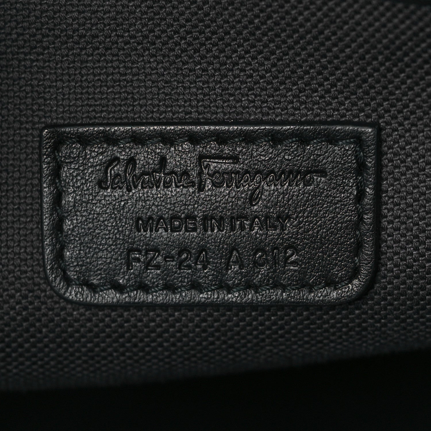 Salvatore Ferragamo Calfskin Backpack Black 5 of 8