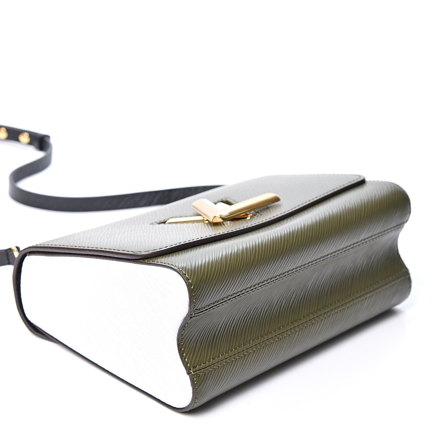 Louis Vuitton Epi Twist Shoulder Bag MM Kaki 3 of 10
