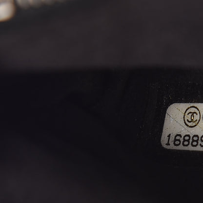 Chanel Patent Quilted Mini Phone Holder Clutch Black 7 of 7