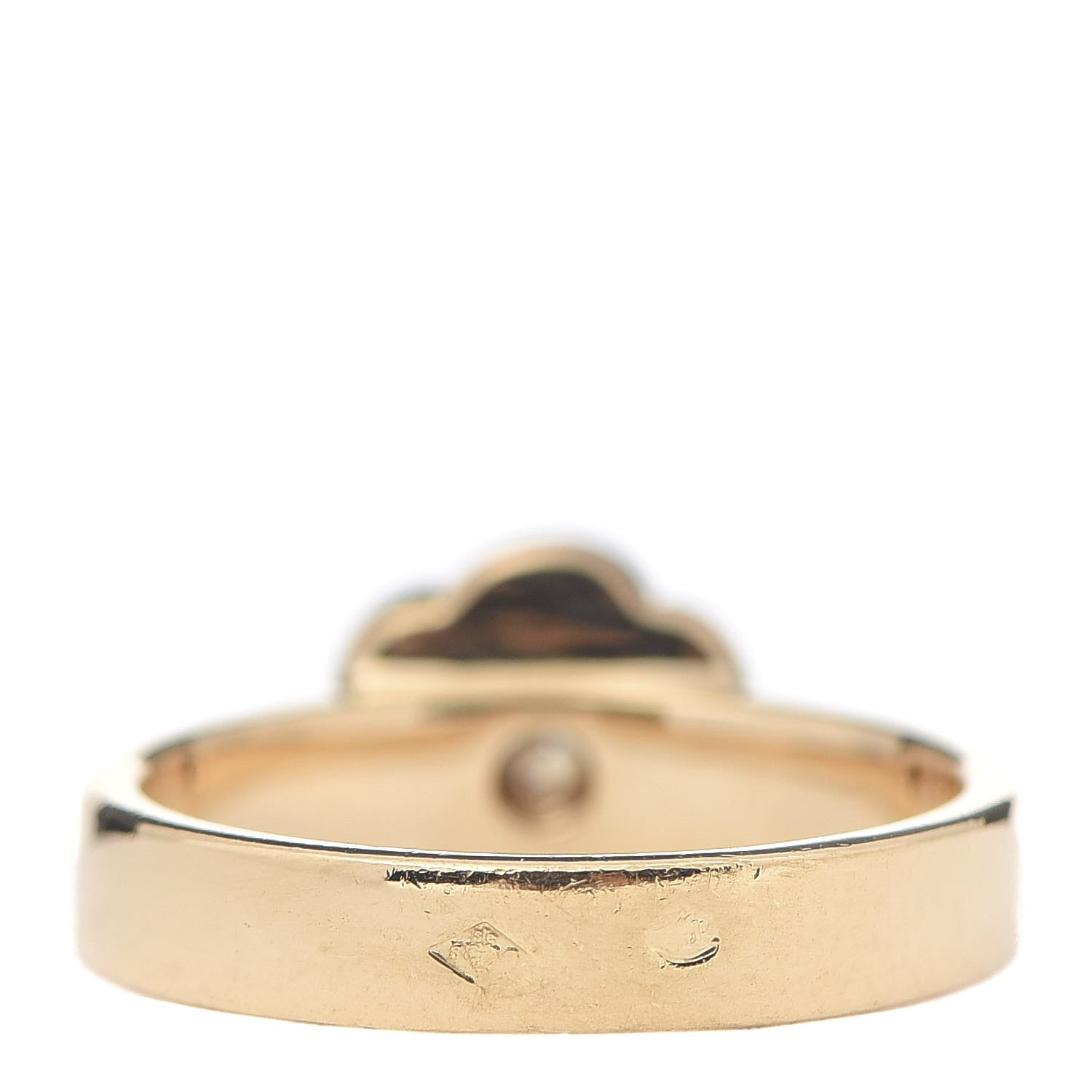 Chanel 18K Yellow Gold Diamond Camellia Ring 47 4 4 of 6