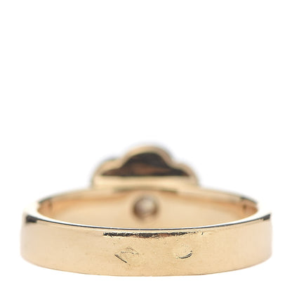 Chanel 18K Yellow Gold Diamond Camellia Ring 47 4 4 of 6