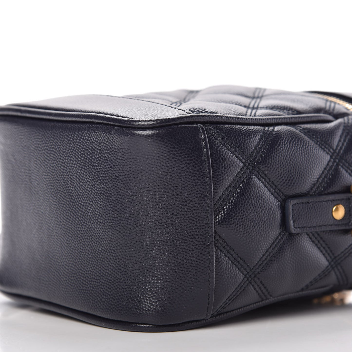 Grain De Poudre Quilted 80's Vanity Deep Marine