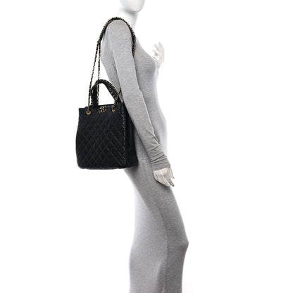 Chanel Lambskin Quilted Large Chanel 19 Shopping Tote Black 3 of 9