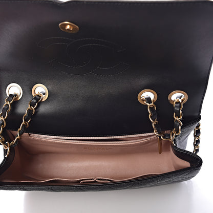 Chanel Caviar Quilted Medium CC Filigree Flap Black 5 of 10