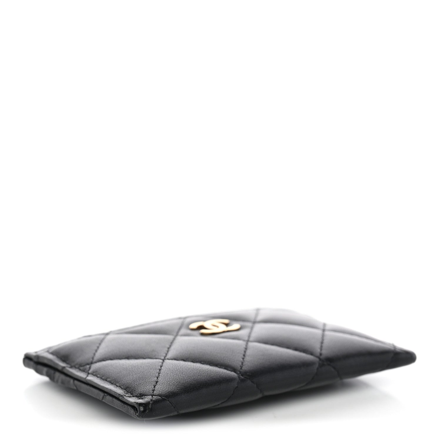 Chanel Lambskin Quilted Card Holder Black 4 of 8