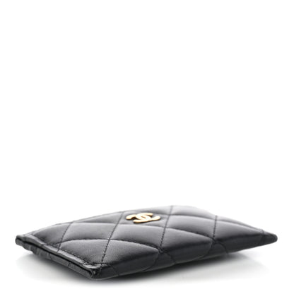 Chanel Lambskin Quilted Card Holder Black 4 of 8