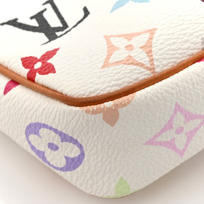 Louis Vuitton Monogram Multicolor Pochette Accessories White 13 of 15