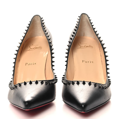 Christian Louboutin Kid Anjalina 85 Pumps 37.5 Black 3 of 8